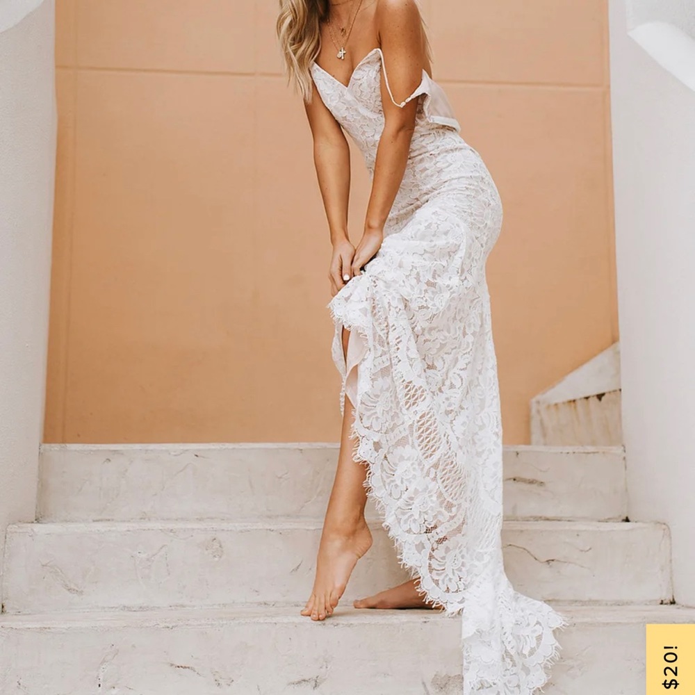 NWT lulus Flinn wedding dress